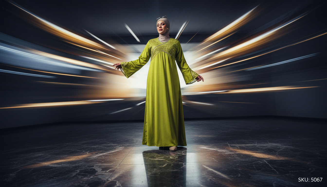 عباية استقبال مطرزة - كود 5067