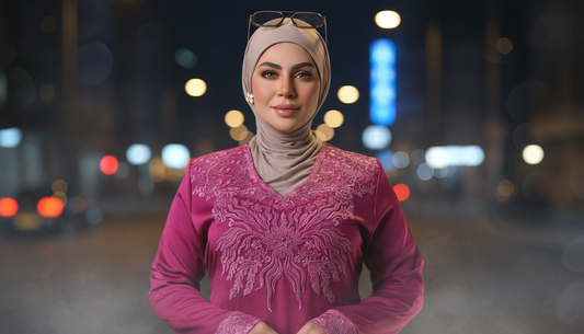 عباية استقبال مطرزة - كود 5069